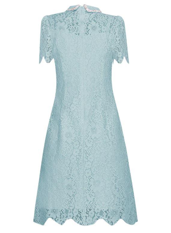 Vintage Turkis Blondekjole