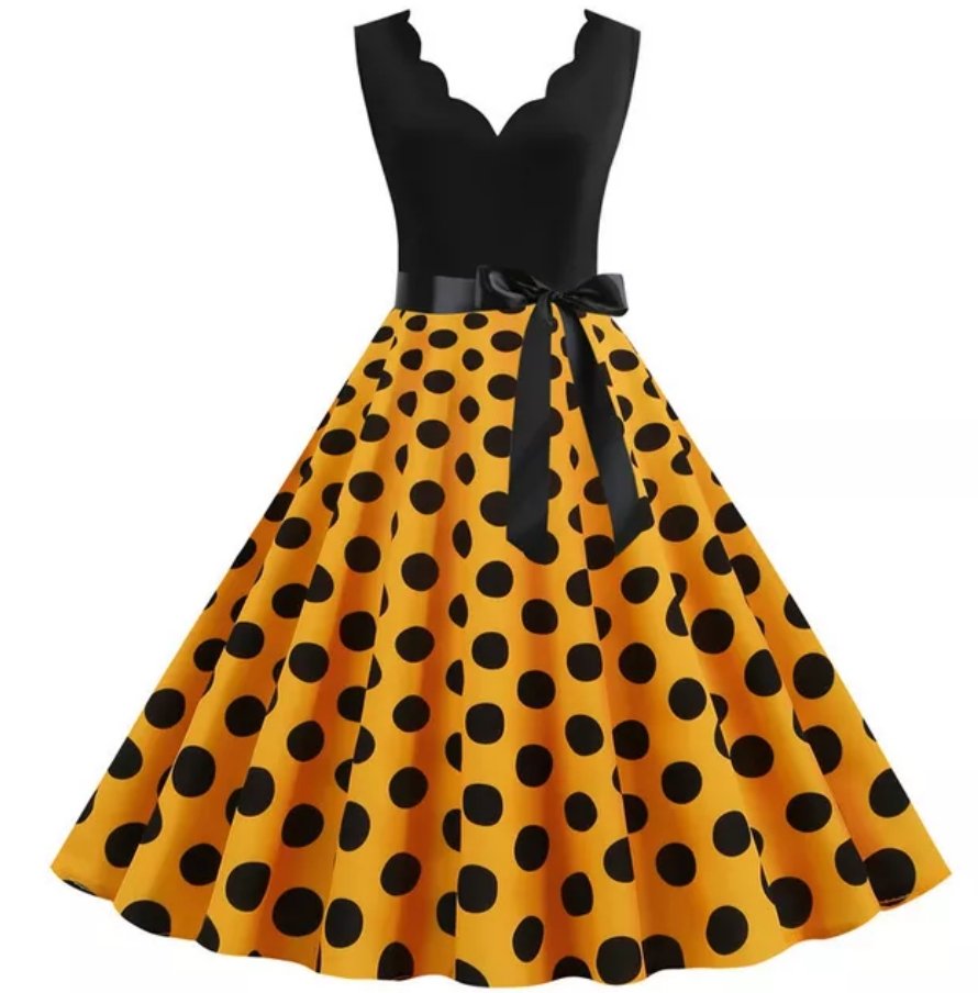 Vintage Gommettes Kjole