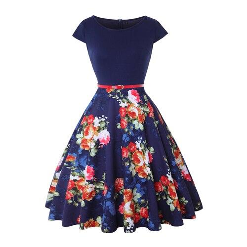 Plus Size 50'er Kjole