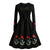 Vintage Plus Size Sort Kjole