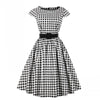 60'er Gingham Ternet Kjole