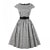 60'er Gingham Ternet Kjole