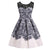 Vintage Plus Size Blonde Rockabilly Kjole Grå