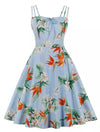 Vintage Kjole Plus Size Nature Tusindfryd