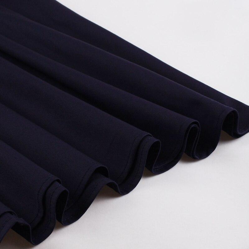 Plus Size 50'er Blå Kjole