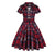 Vintage Plus Size Plaid Kjole