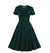 Grøn Plus Size Vintage Kjole