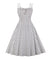 Vintage Plus Size Hvid Rockabilly Kjole