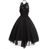 Vintage Plus Size Steampunk Kjole Sort