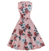 Vintage Hepburn Pink Kjole