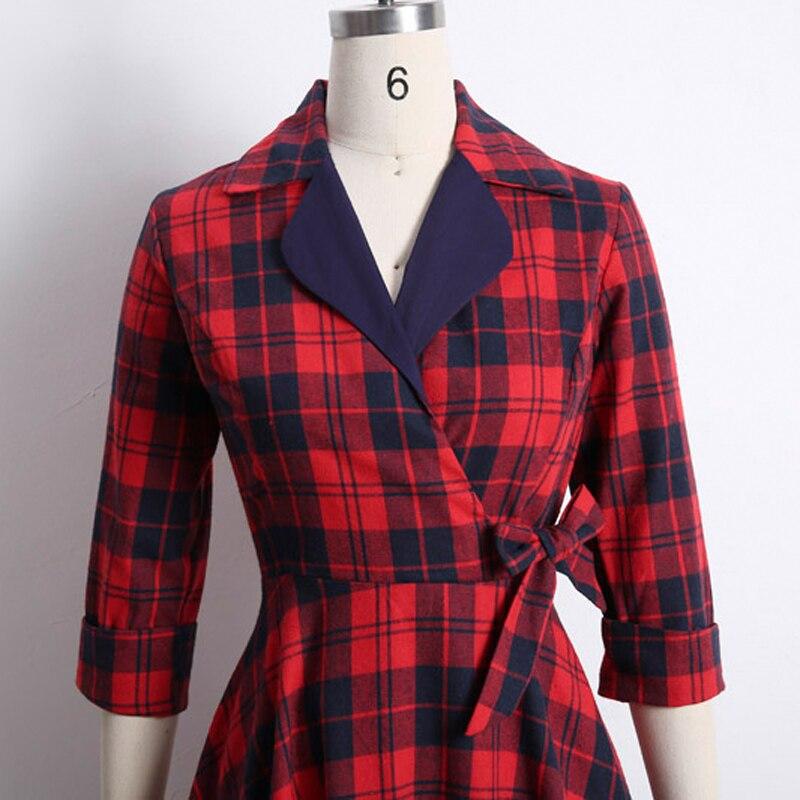 Vintage Vinter Bomuldskjole