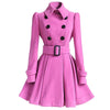 Vintage Vinteruldkjole Pink