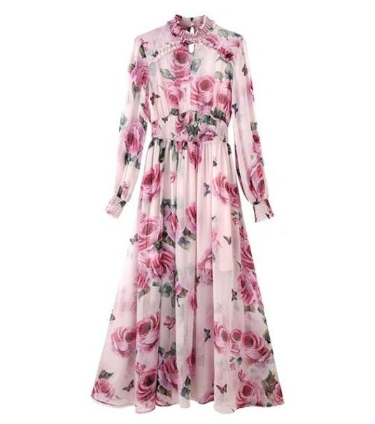 Vintage Pink Gæstekjole Til Bryllup