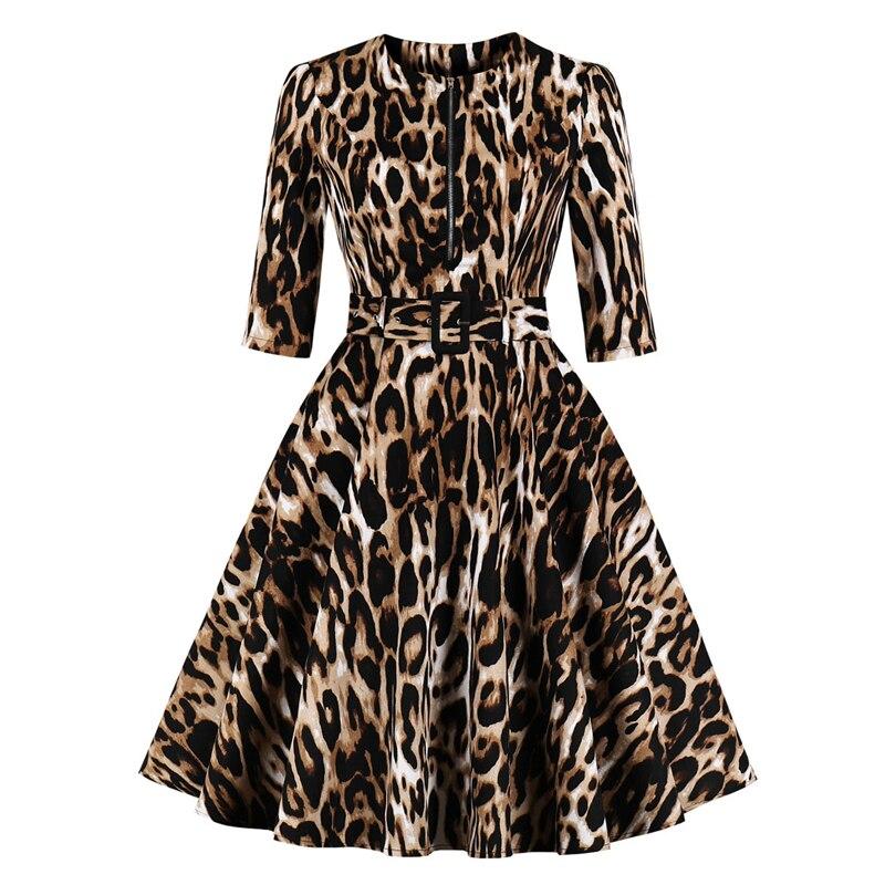 Vintage Leopard Kjole
