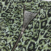 Vintage Grøn Leopardkjole