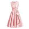 Vintage Lang Kjole 50'er Pink
