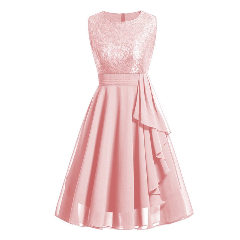 Vintage Lang Kjole 50'er Pink