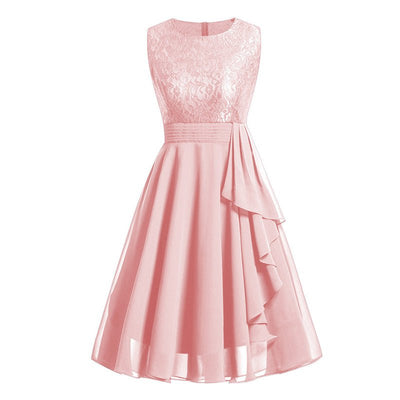 Vintage Lang Kjole 50'er Pink