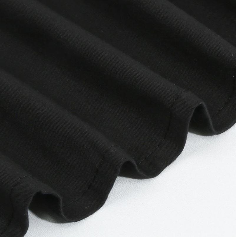 50'er Blå Polka Dot Stropløs Kjole