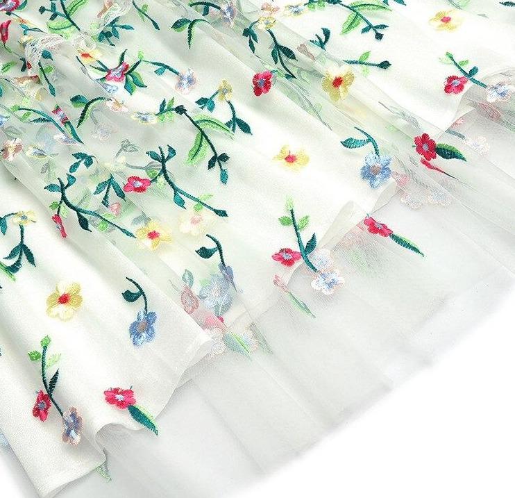 Hvid Moderne Vintage Kjole