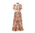 Pink Moderne Vintage Kjole