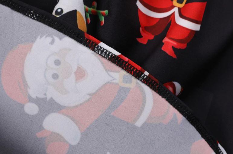 Plus Size Vintage Julekjole Sort