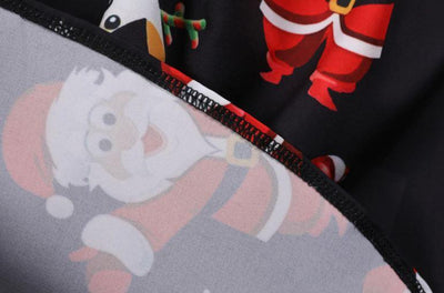 Plus Size Vintage Julekjole Sort