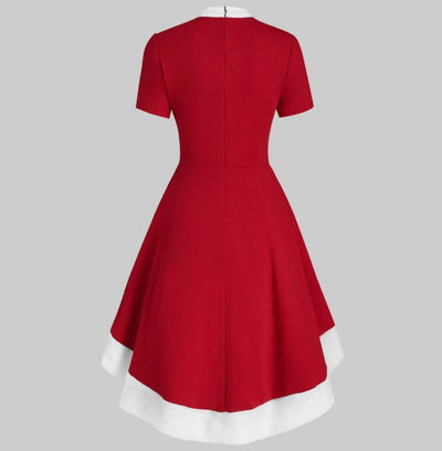 60'er Vintage Rød Kjole