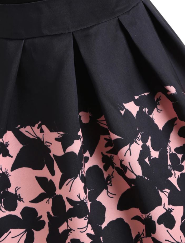 Vintage Sommerfugle Kjole