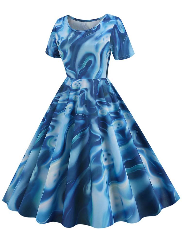 Vintage Himmel Kjole