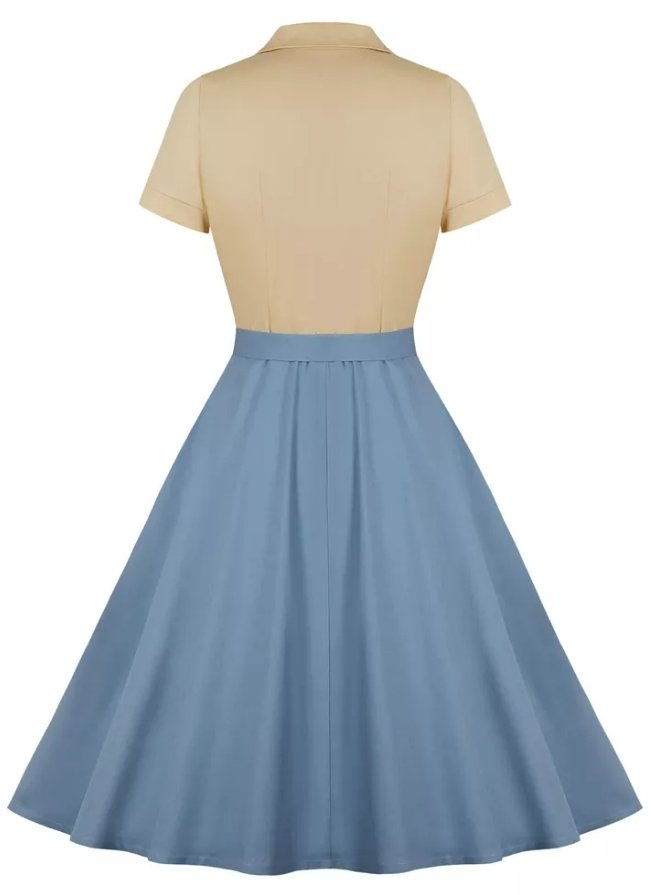 Vintage Pin-Up Kjole Fra 1950'erne