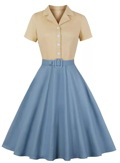 Vintage Pin-Up Kjole Fra 1950'erne