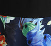 Vintage Pin Up Blue Flower Kjole