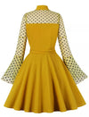 Vintage Pin Up Dress Plus Size Gul