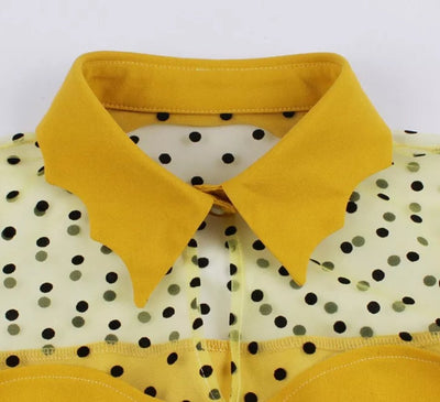 Vintage Pin Up Dress Plus Size Gul