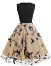 Vintage Pin Up Butterfly Kjole