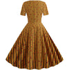 Vintage Pin Up Kjole Striber