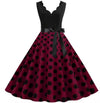 Vintage Lilla Pin Up Kjole