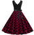 Vintage Lilla Pin Up Kjole