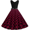 Vintage Lilla Pin Up Kjole
