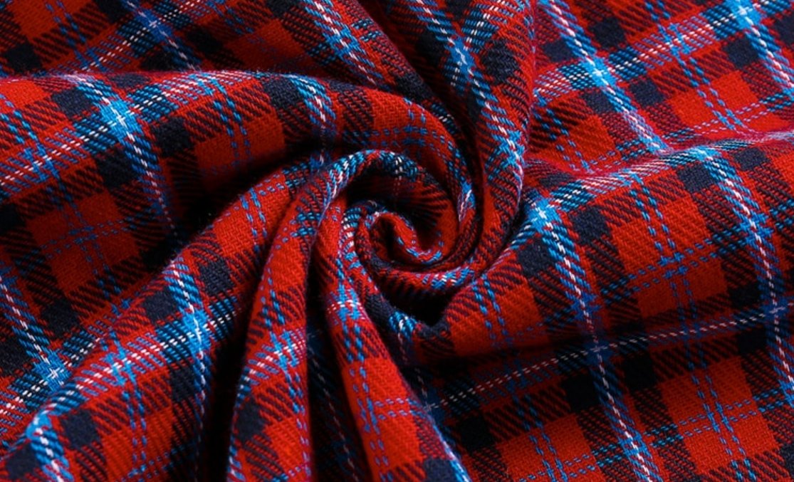 Vintage Rød Plaid Kjole