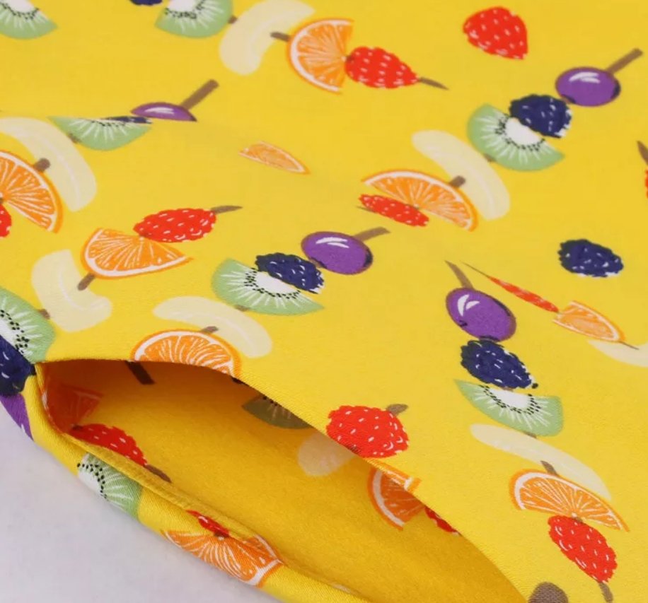 Vintage Kjole Sidelommer