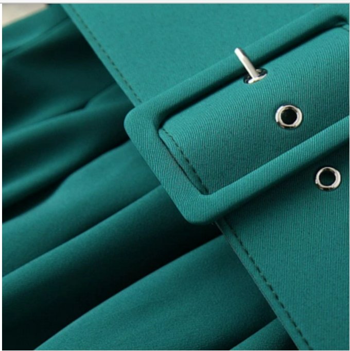 Grøn Kjole I Vintage Kvalitet