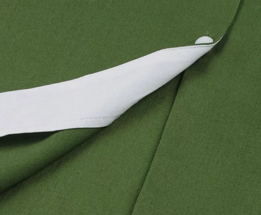 Vintage Rockabilly Kjole 50'er Grøn