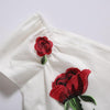 Vintage Rockabilly Blondekjole Hvid