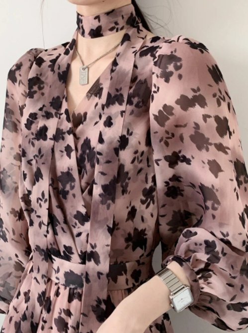 Vintage Pink Kjole Fra 1940'erne