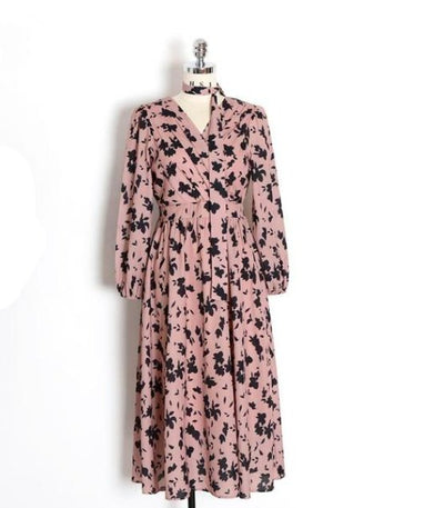 Vintage Pink Kjole Fra 1940'erne