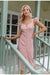 Vintage Pink Polka Dot Kjole