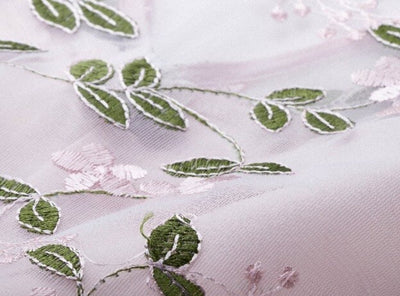 Vintage Rose Broderet Kjole