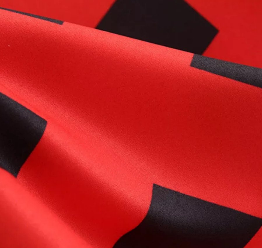 Moderne Rød Vintage Kjole